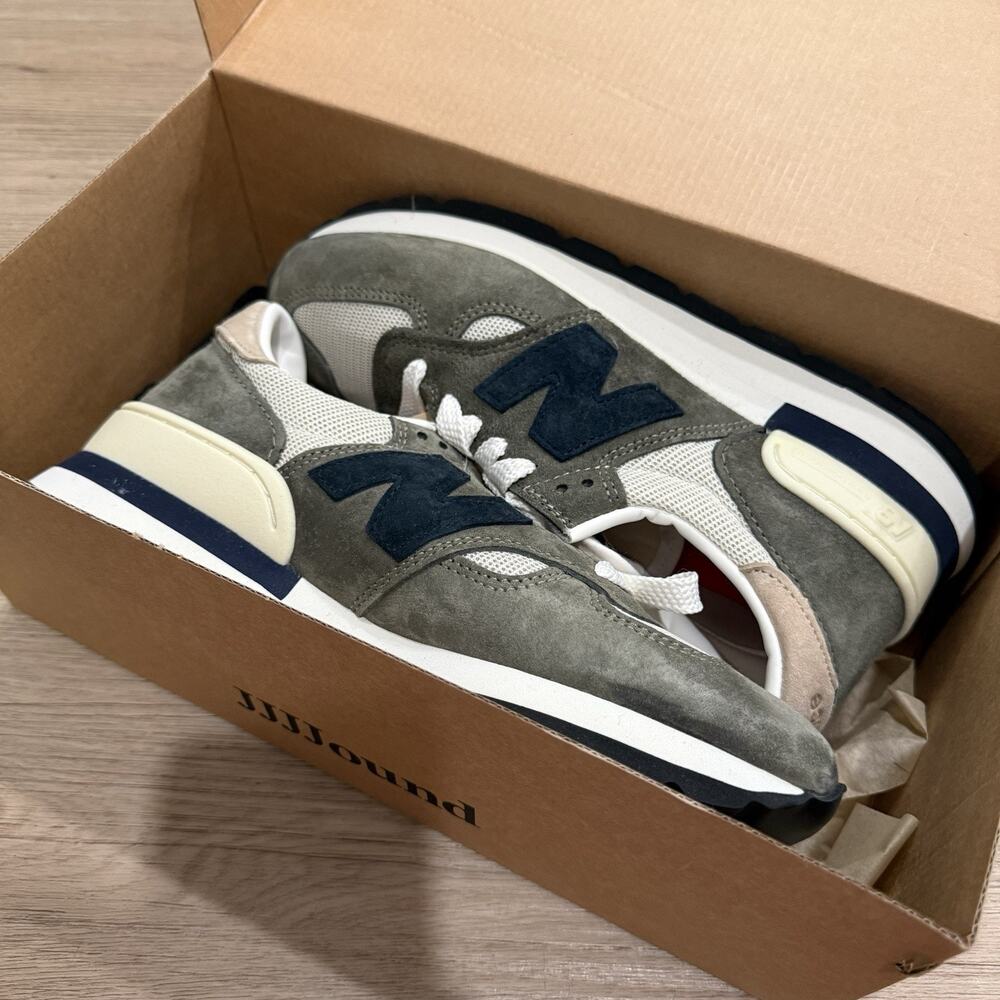 New Balance 991 MiUK JJJJound Grey Olive Size W991JJA Women's Size 7 - Picture 3 of 8